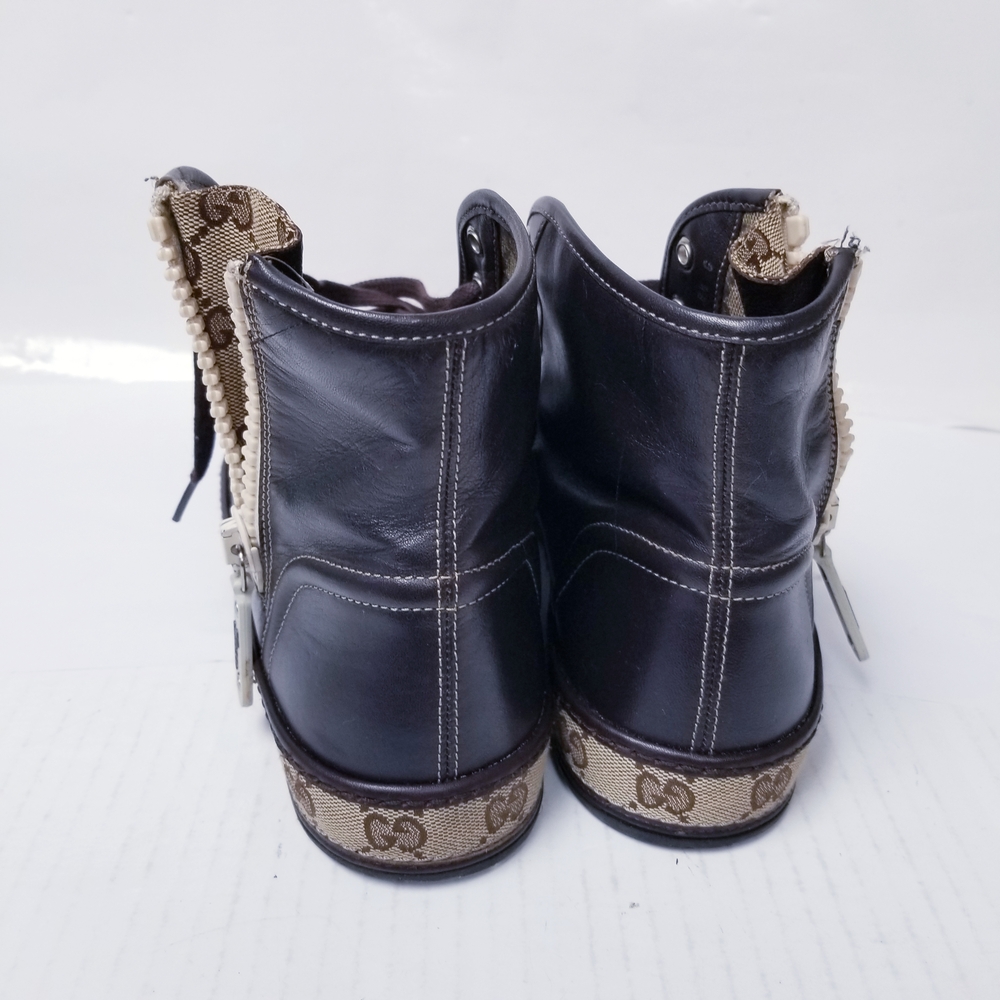 Gucci Black High-Top Sneakers - Picture 6 of 7